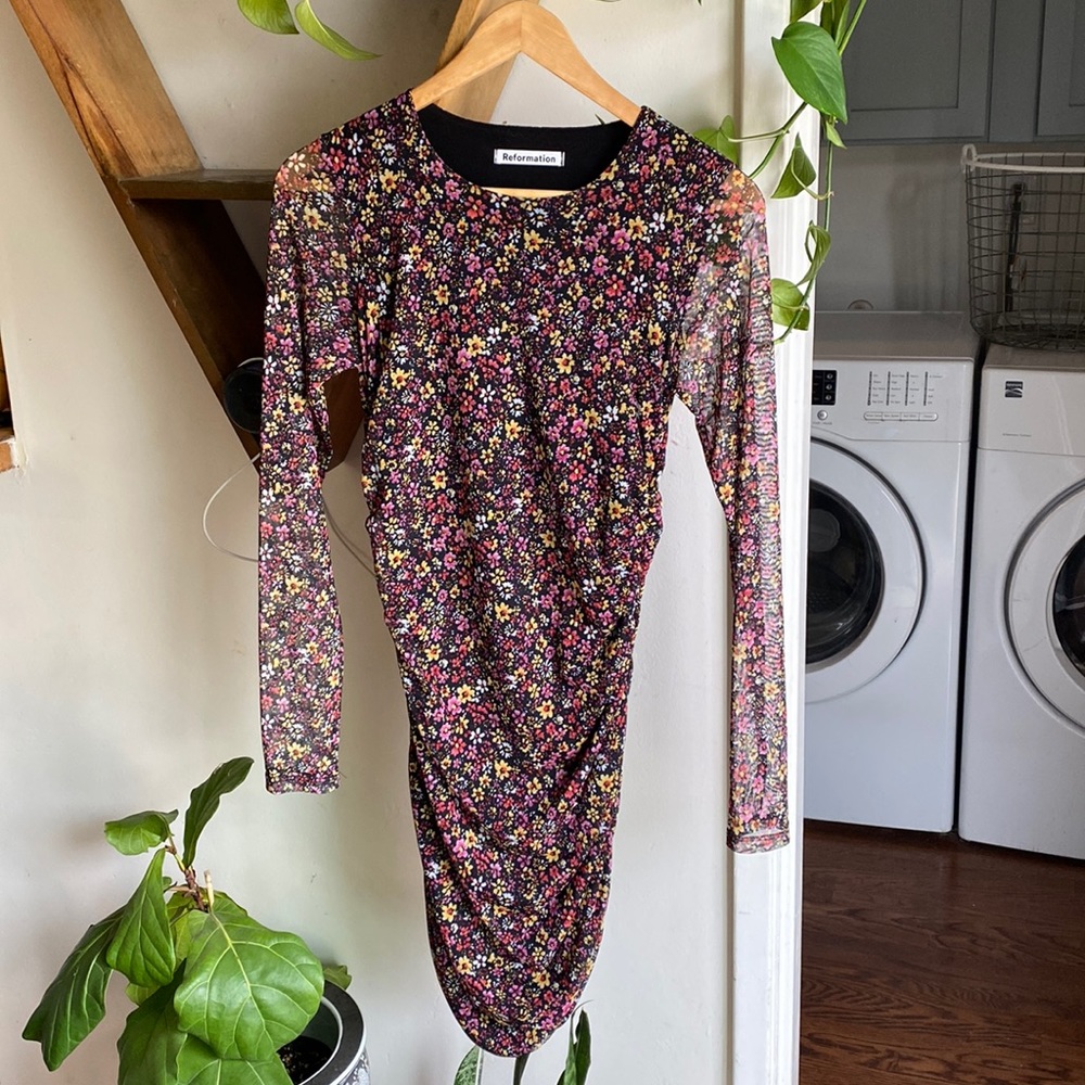 Reformation Mini Tomas Dress